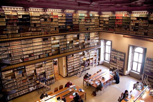 ©Franco Bruni/EFR, grande salle de lecture de la bibliothèque (2014)