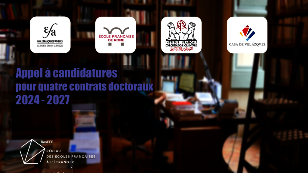 Appel à candidature Contrat doctoral fléché 20242027