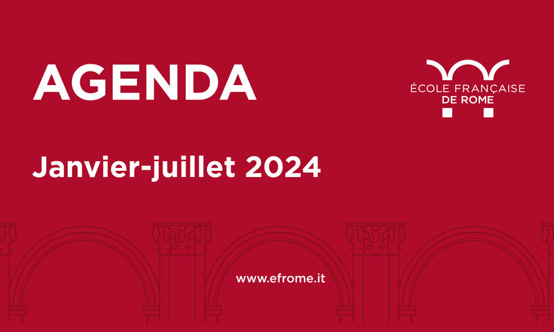 Agenda de l'EFR - de janvier à juillet 2024
